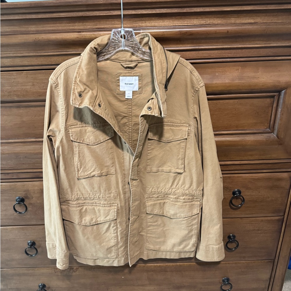 Old Navy Tan Military Field Jacket